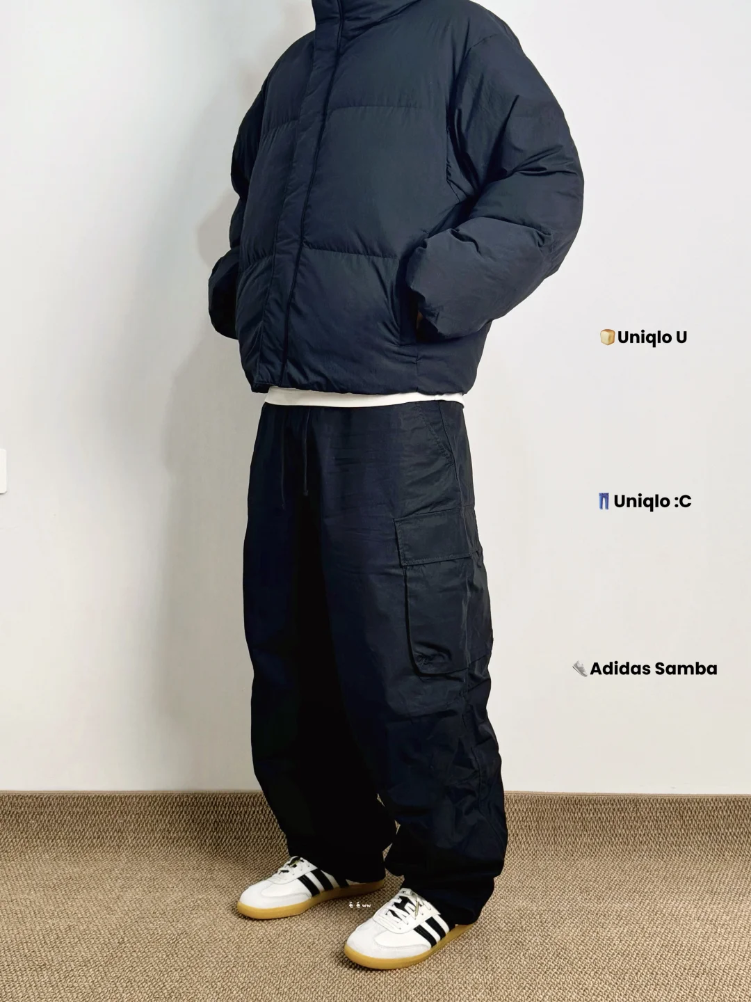 冬季面包服｜薄底鞋穿搭