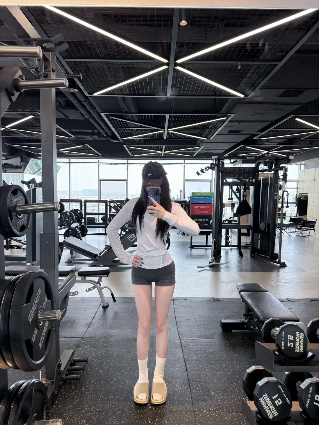 早秋健身穿搭look～