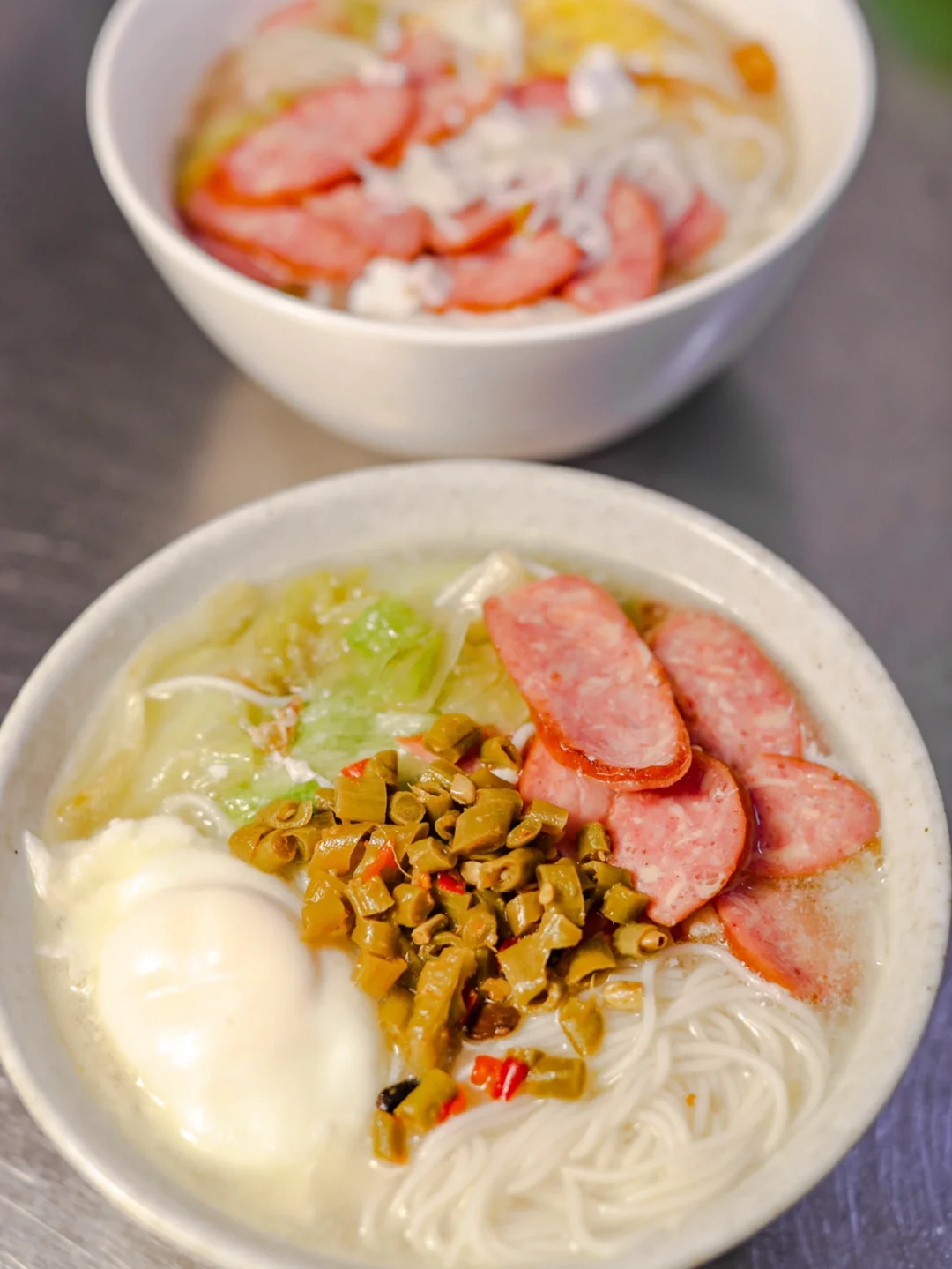 坚持做1000种面不重样（113）葱油清汤米粉