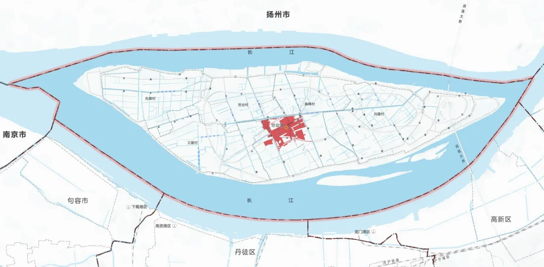 京口瓜洲一水间的长江第四大岛：世业洲