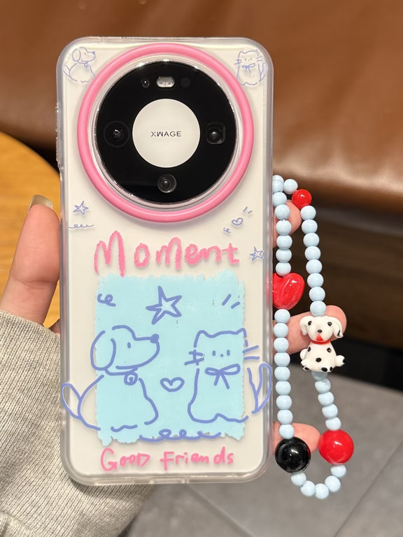 ⋆.˚⭒涂鸦🩷猫狗🐶~华为Mate80Pro太可爱啦！！