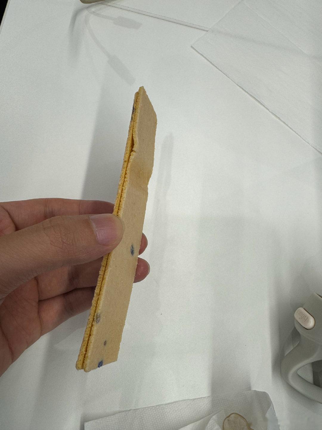 终于吃上了麦琳心心念念的奶皮子，第一次吃，其实还蛮好吃的，有一股奶香味，还行 ​