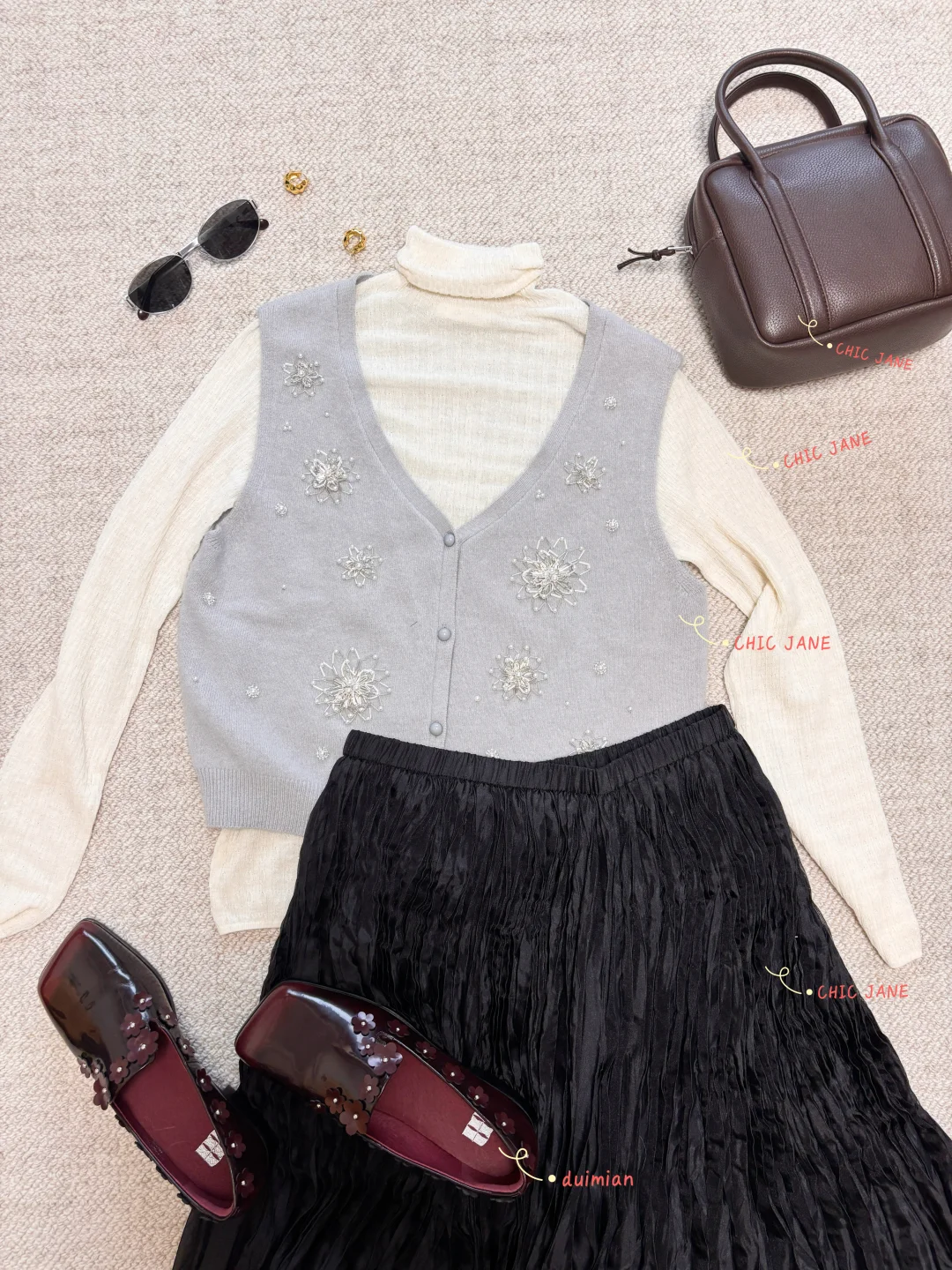 新衣开箱🥂漂亮穿搭又来啦🩰早春适合叠穿