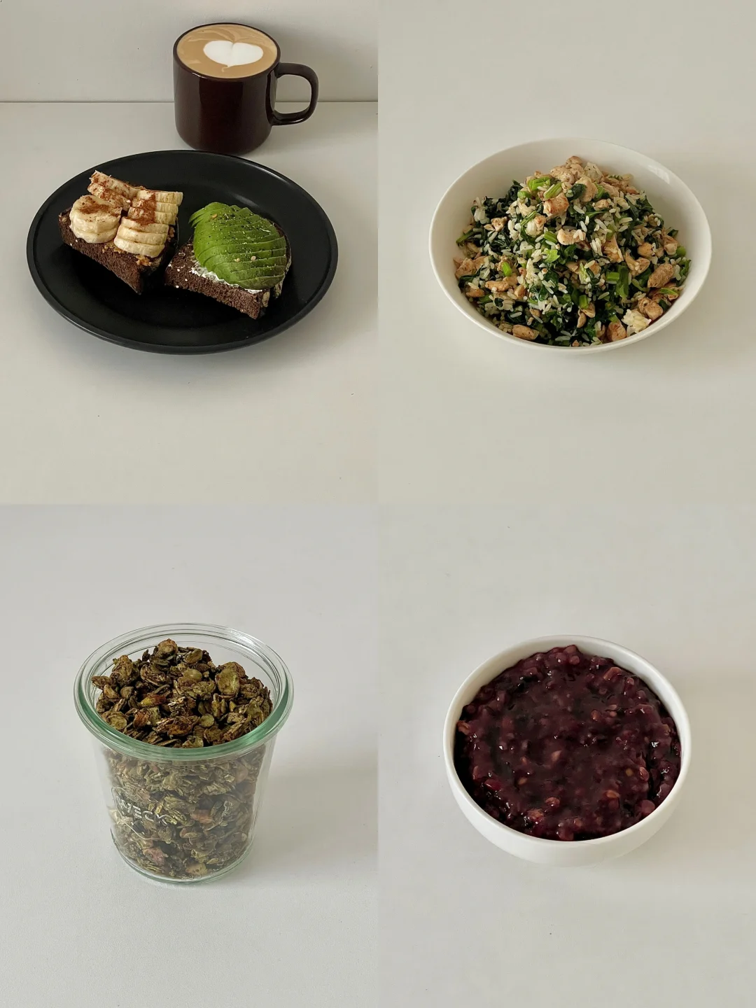 生活化减脂一天吃什么🥣｜抹茶granola