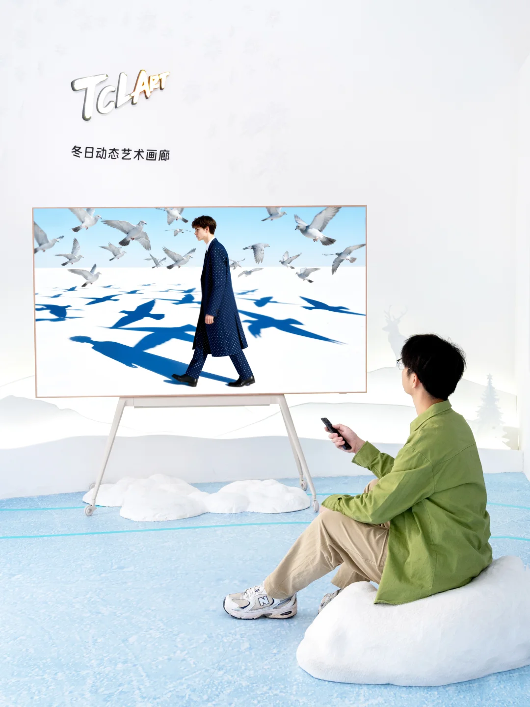 TCL艺术派！是壁画更是电视！