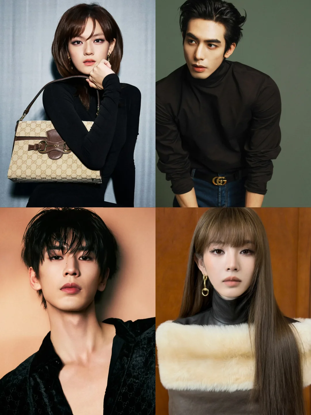 GUCCI的四位品牌大使～🖤