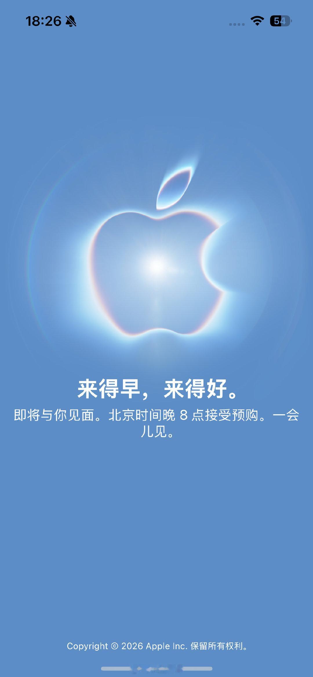 iPhone 18 Pro系列今晚开启预购
Apple Store已经在维护了
准备抢首发小伙伴都计划哪个平台？
选哪个版本？[喵喵] ​