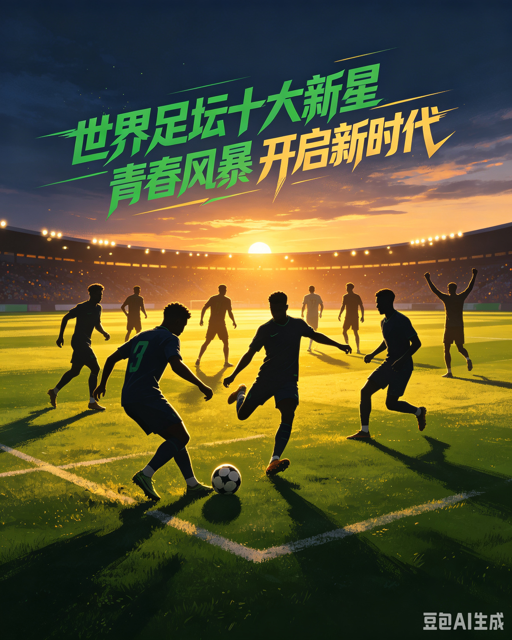 青春风暴席卷足坛，十大新星开启全新时代
 
世界足坛迎来朝气蓬勃的十大新生代球星，00后全面站上舞台中央，掀起热血青春风暴。西班牙天才亚马尔盘带灵动，年纪轻轻斩获大赛荣誉；贝林厄姆攻防全能，扛起中场重任；巴西恩德里克禁区嗅觉敏锐，成为桑巴锋线新希望。
 
来自多国的年轻球员各怀绝技，边路突破、中场调