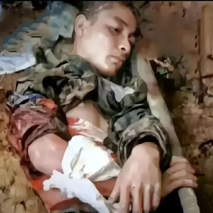 老山前线，他一人击毙4名越军，炸毁2坐碉堡，他叫向志平，最后身负重伤（身体59处被炸弹碎片击伤），被战友抬回已命在旦夕，战地医院军医争分夺秒抢救还是没有挽救这位英雄，让人无比惋惜……
他们用年轻的生命和鲜血捍卫祖国的领土完整，致敬英雄，致敬那些为我们负重前行的英雄！[赞][赞][赞] ​