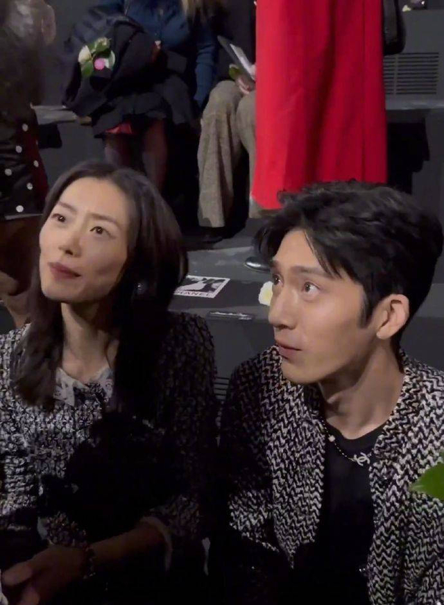 刘雯和井柏然很有夫妻俩，俩人都是瘦的过度，很般配。