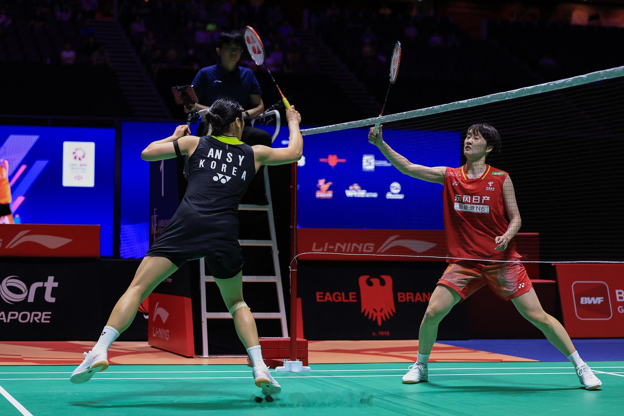 2026年印尼羽毛球公开赛女单半决赛，陈雨菲17-21、21-19、2...
