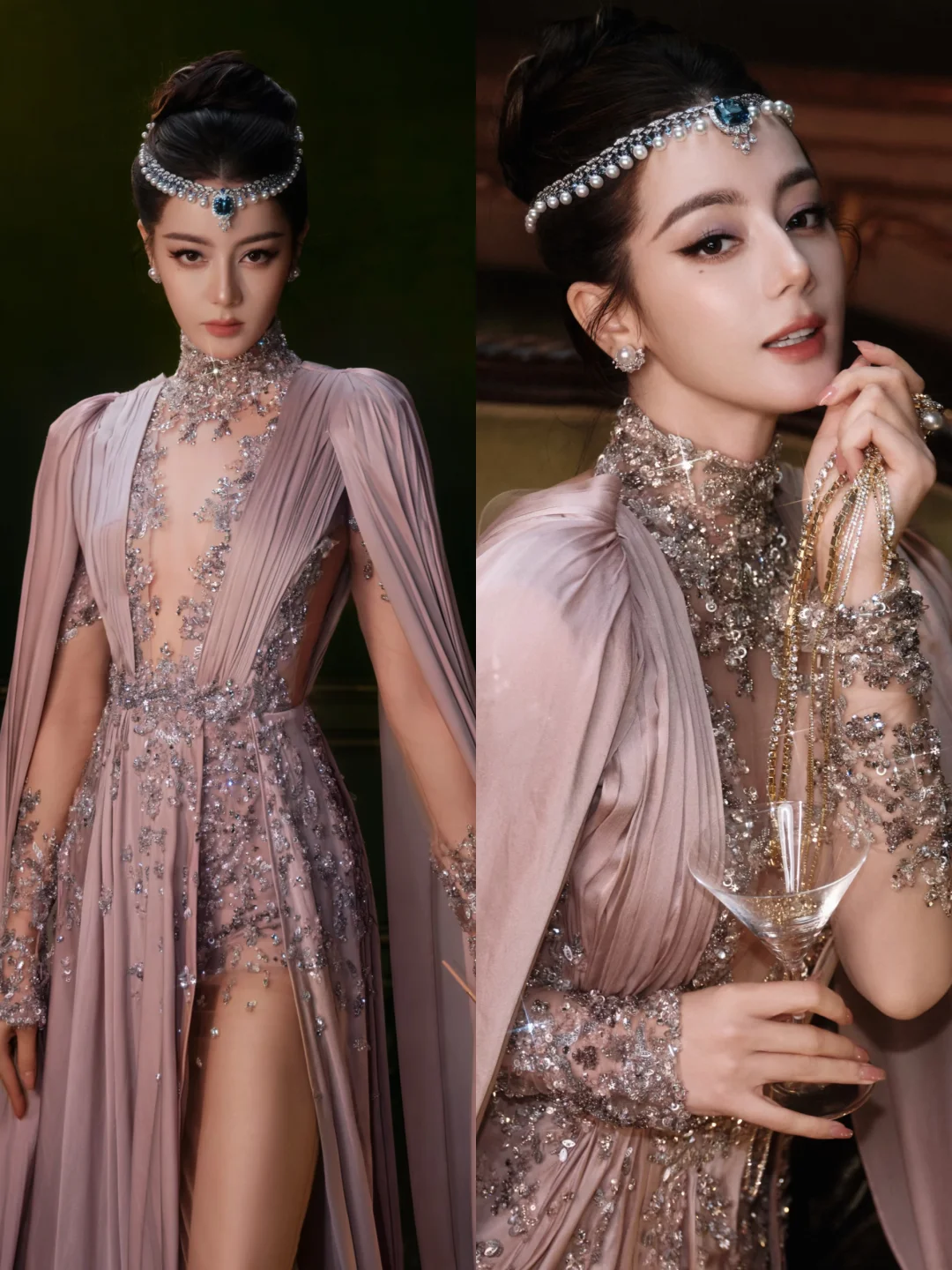 红毯女王｜迪丽热巴盛典活动造型图