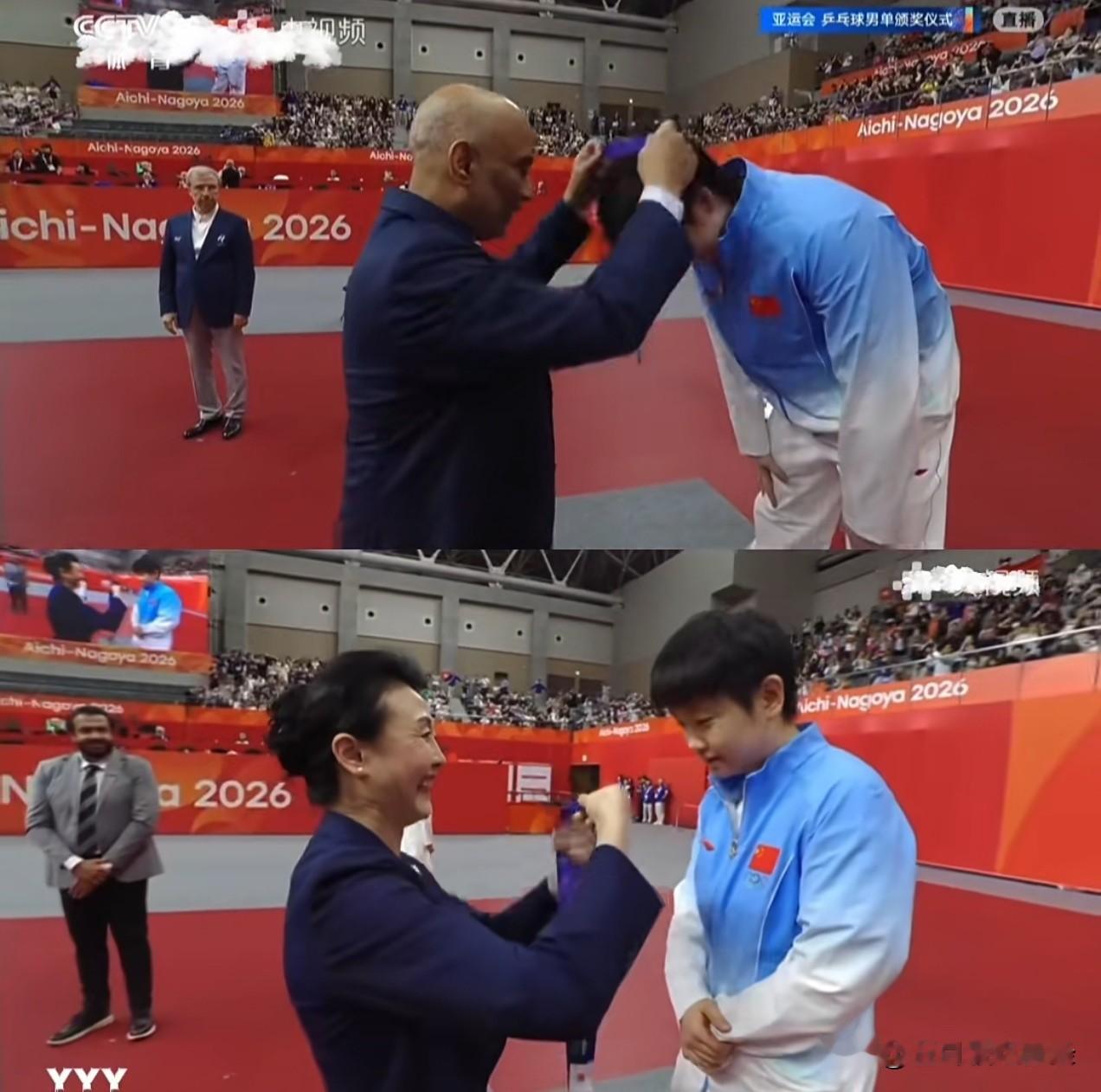 杭州亚运会国乒获得6金2银1铜。
名古屋亚运会国乒获得6金4银1铜。
总体奖牌数比杭州亚运要多，同时也完成了梯队建设，小将蒯曼和林诗栋成为三冠王。
莎头在杭州亚运会男双和女单两个项目，自己独守半区的情况下，获得金牌。
这次名古屋亚运会，队友守住了半区，他们也可以拿银牌。
对于他们来说，教练组布置什么