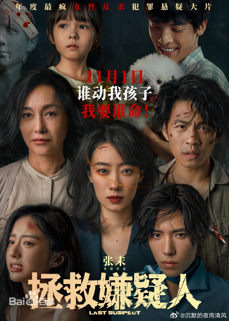 《拯救嫌疑人》是由张末执导，张小斐、李鸿其领衔主演，惠英红、王子异特邀主演，洪浚嘉、尹子维、包上恩、王弋萱主演，汤镇业特别出演，刘欢、来喜、郝汉友情出演的犯罪悬疑电影 [3]。该片于2023年11月1日在中国大陆上映 [14]。
该片根据韩国电影《七天》改编 [26]，讲述了华人金牌女律师陈智琪在被迫 ​