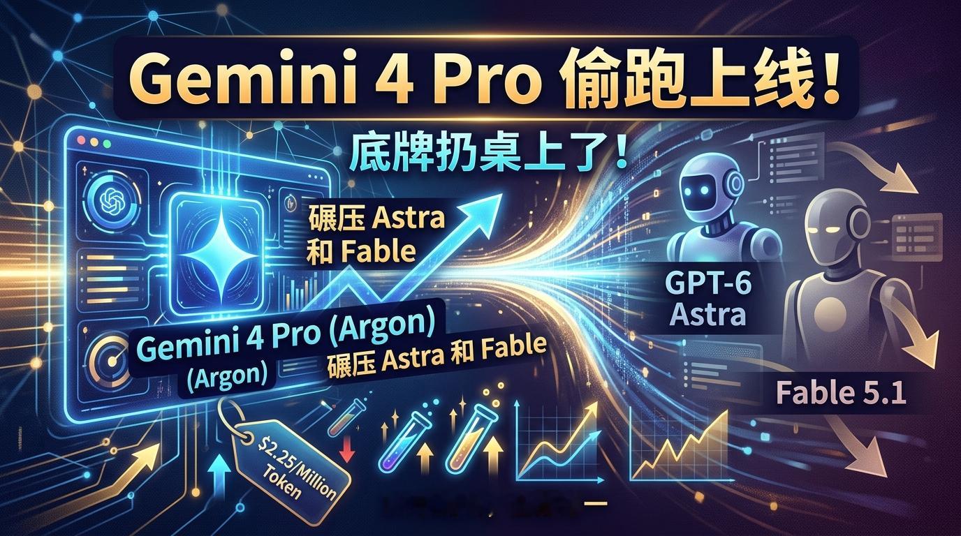 【Gemini 4 Pro 偷跑上线！碾压 Astra 和 Fable，谷歌这次直接把底牌扔桌上了！】
9 月 17 日，大模型竞技场 Arena 上悄悄出现了一个叫“gemini-3.8-flash”的匿名模型。重点是，真正的 3.8 Flash 早在 9 月初就发布了！同名再上线，开发者们一测，