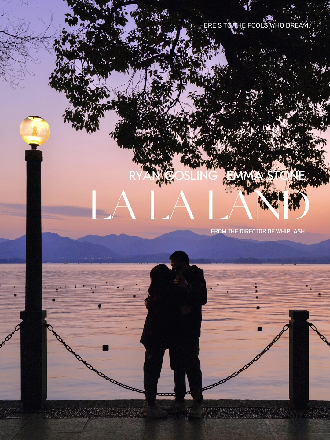 在西湖边拍到了La La Land