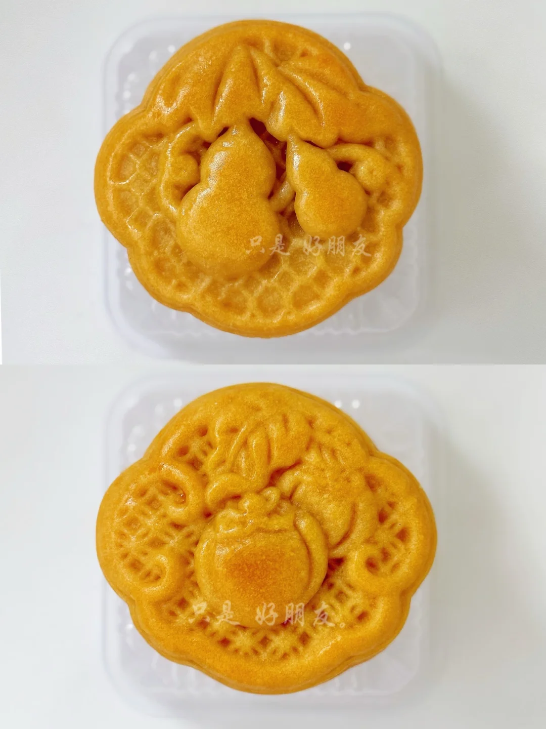 回油后的月饼🥮也太好看了吧！附广式月饼🥮配方！附皮馅比例换算公式！