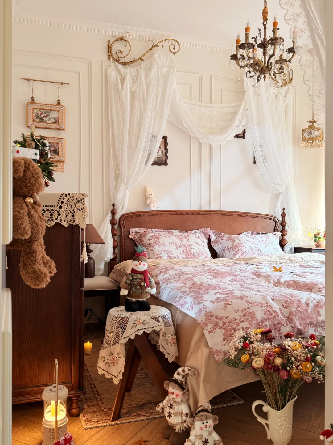 法式复古的秋天🍂住进10w自装的电影感家里