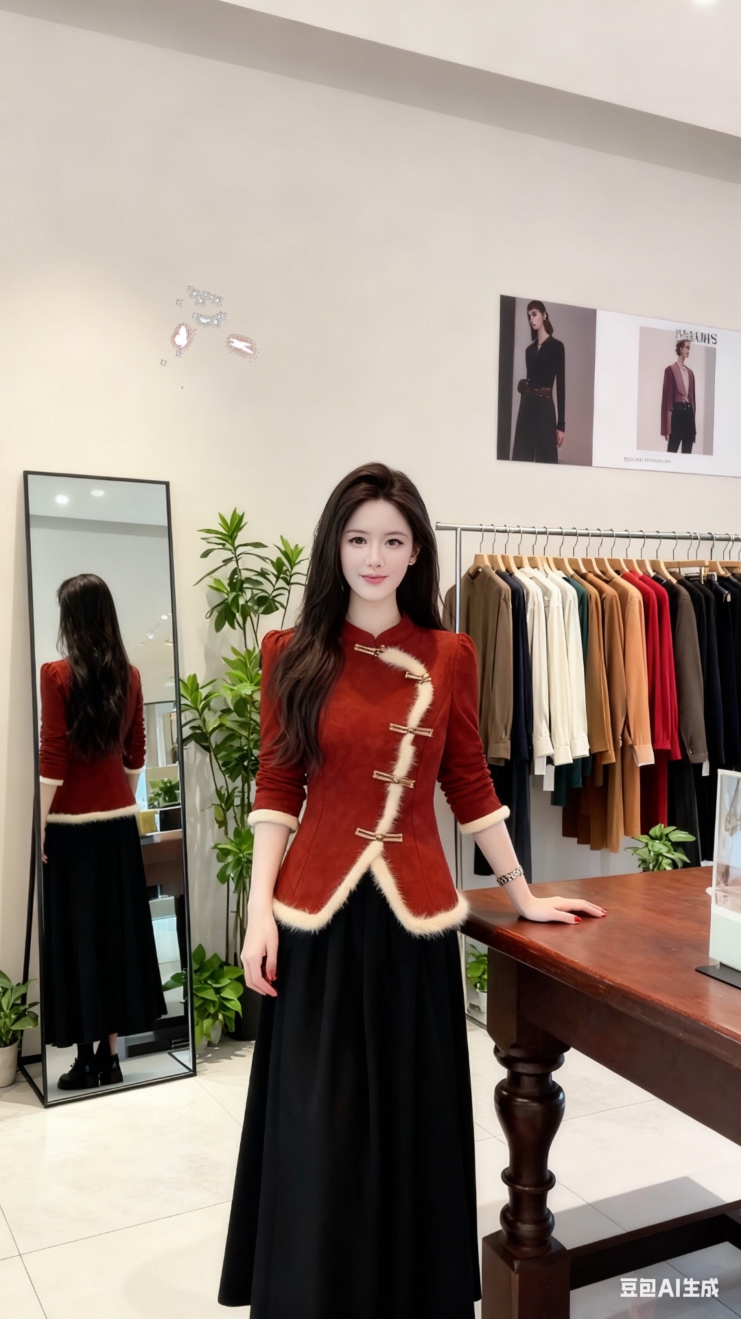 <p>甜系少女 甜美风穿搭 盘扣衬衫 <!--{img:0}--><...