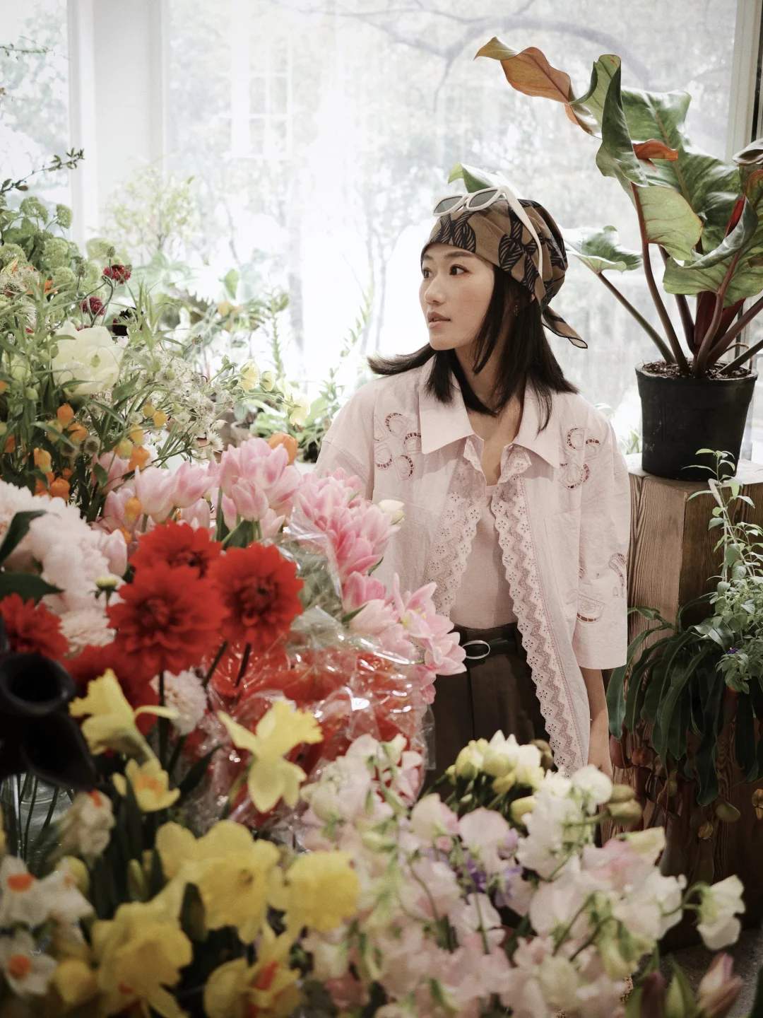 OOTD🌸又到了赏花的季节