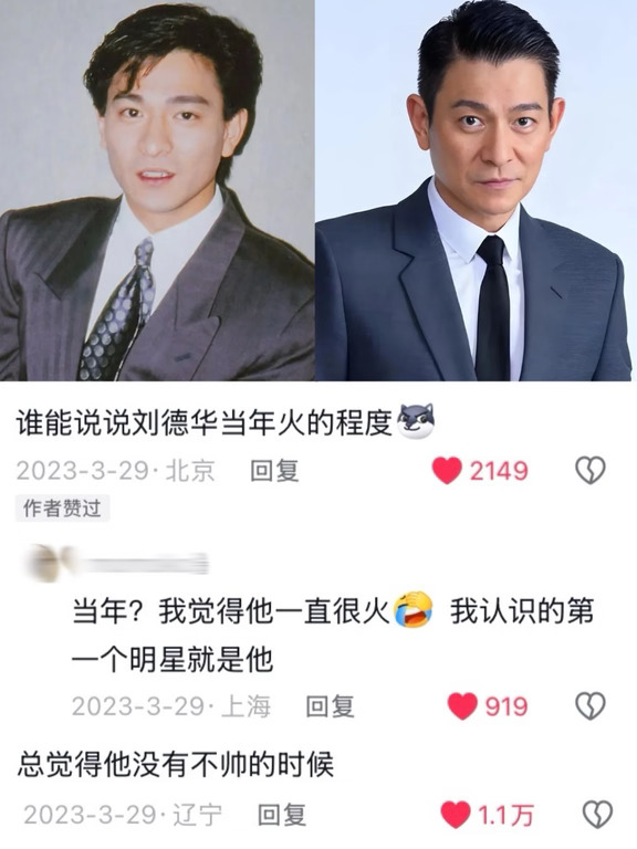 再次感受到了刘德华的魅力