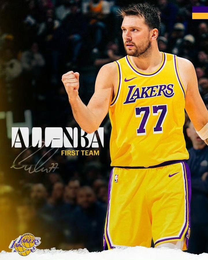 东契奇成功入选本赛季NBA最佳阵容一阵。此前他因出战场次未达标准向联盟...
