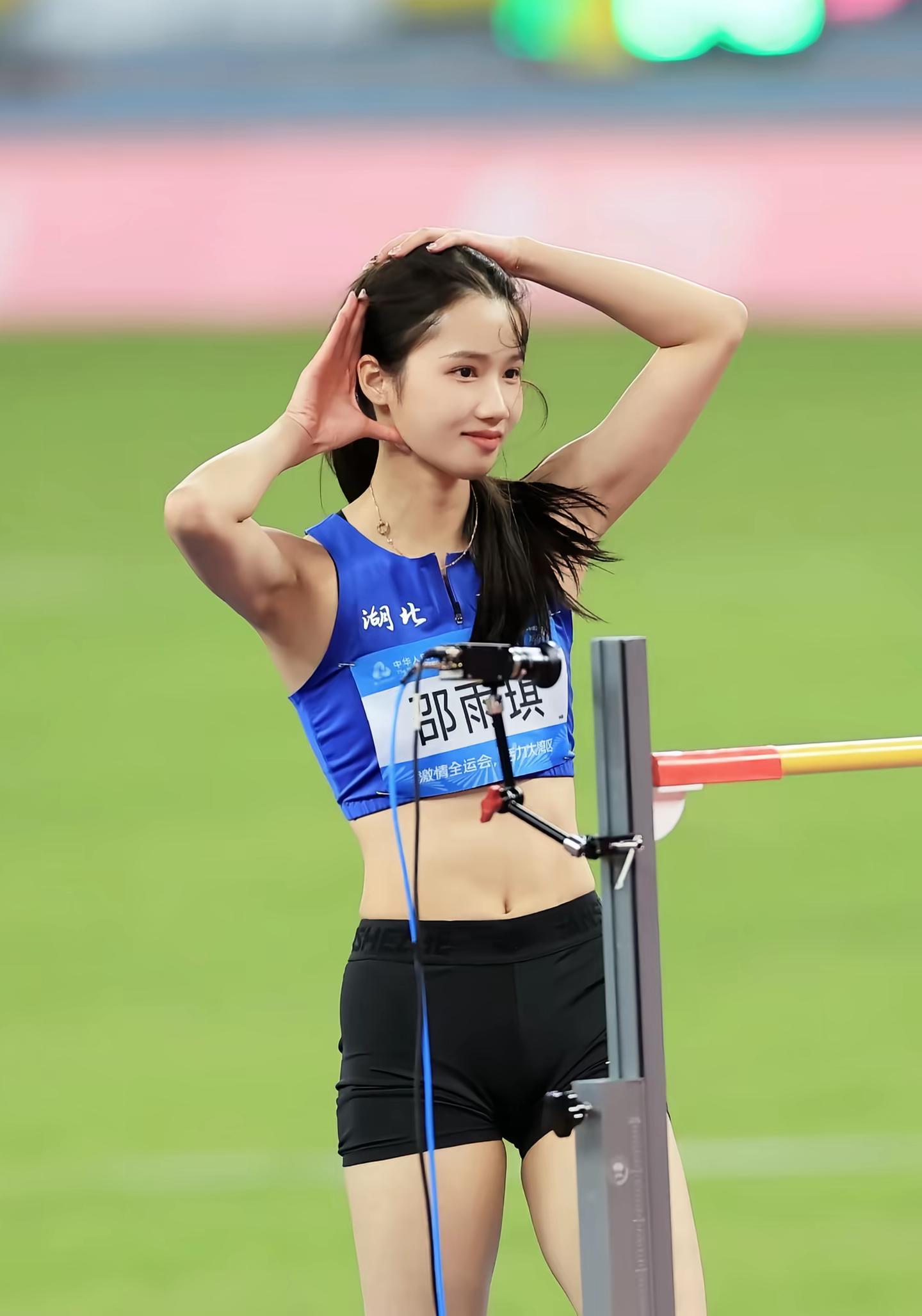 漂亮又有野心！全运会跳高冠军素颜美女，谁不心动?