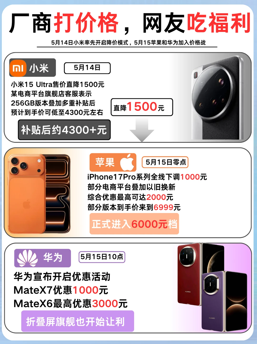 各品牌的降价潮，618提前抄底了