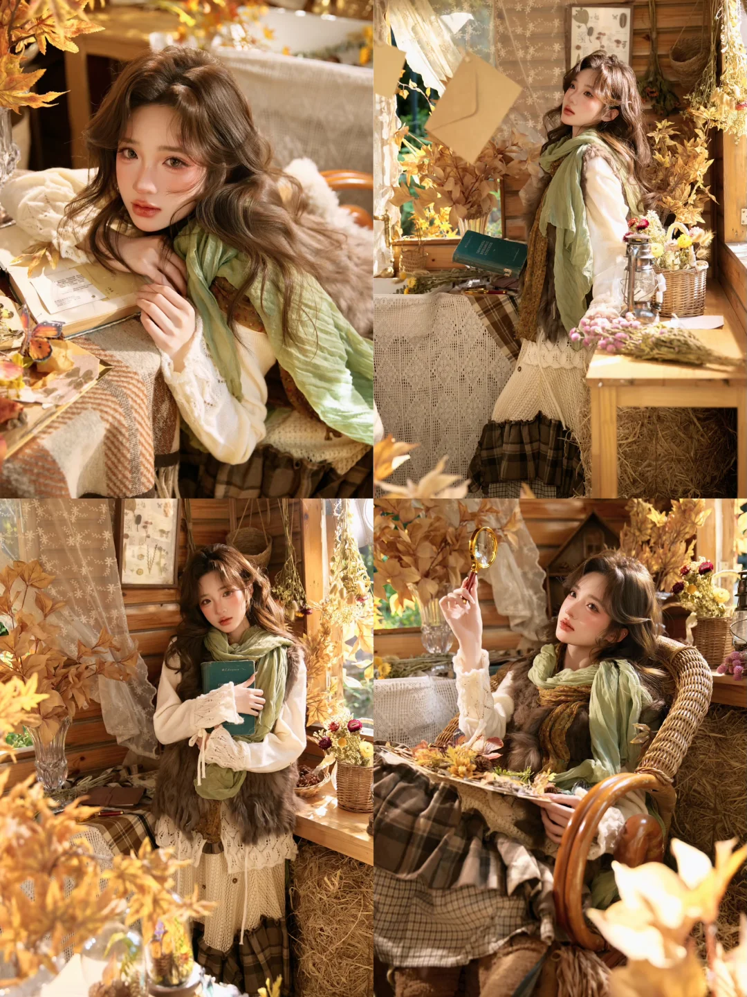 秋日来信🍁 慵懒少女的氛围感｜济南写真
