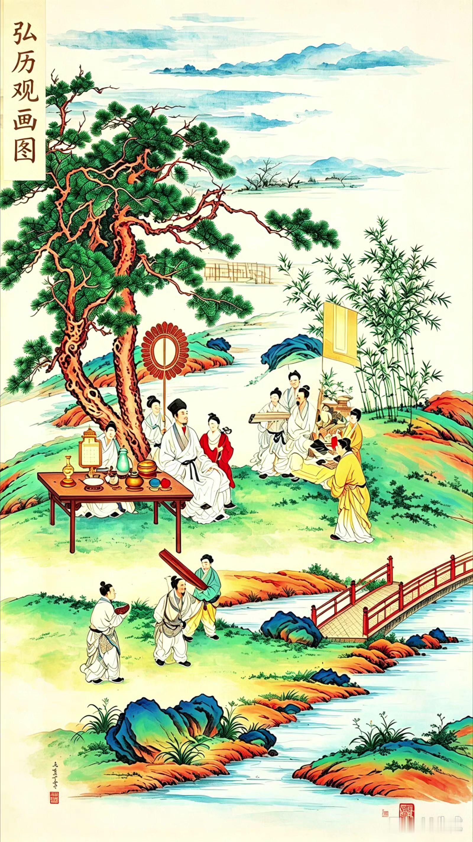 清朝乾隆皇帝爱新觉罗.弘历的油画