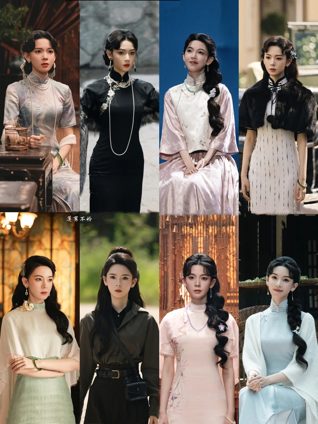 扒一扒陈瑶『九门』霍仙姑的绝美民国造型✨