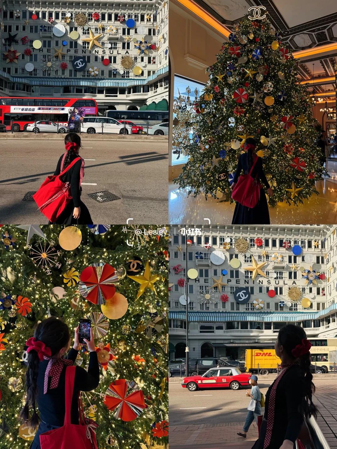 香港圣诞打卡🎄半岛酒店美到失语！大堂也有！