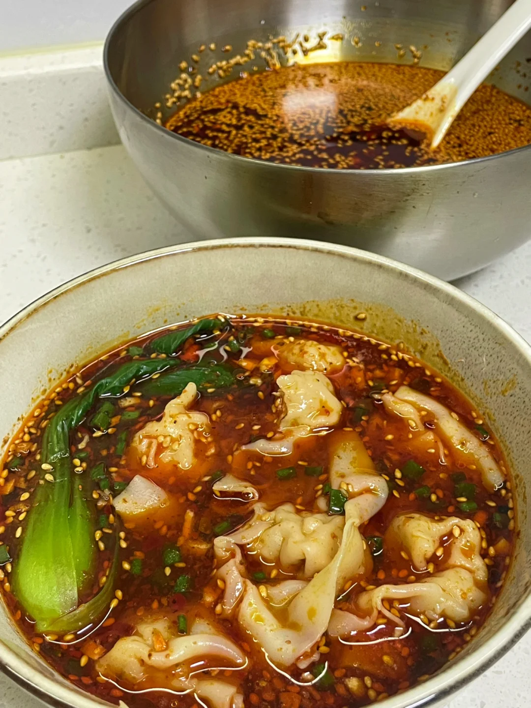 川渝人的辣椒油教程来啦，拌个抄手太香啦🤤