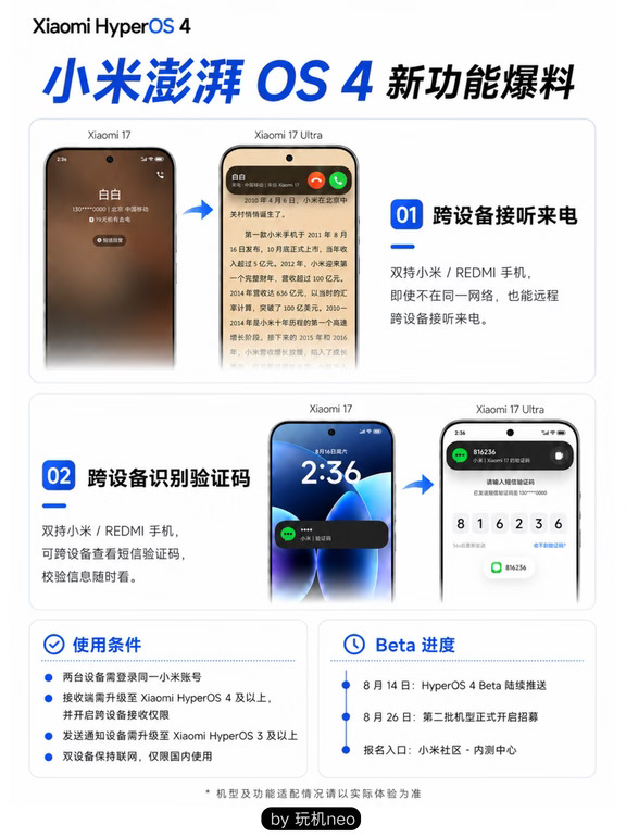 澎湃OS 4双机互联更实用了