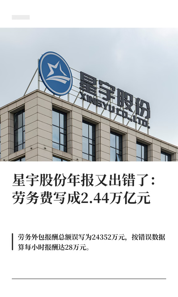 星宇股份2024年年报也出错了