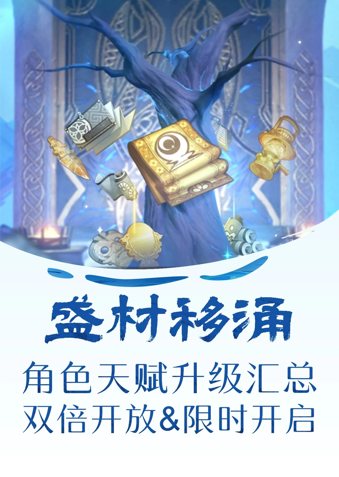 原神「月之二」版本为止全角色天赋书攻略