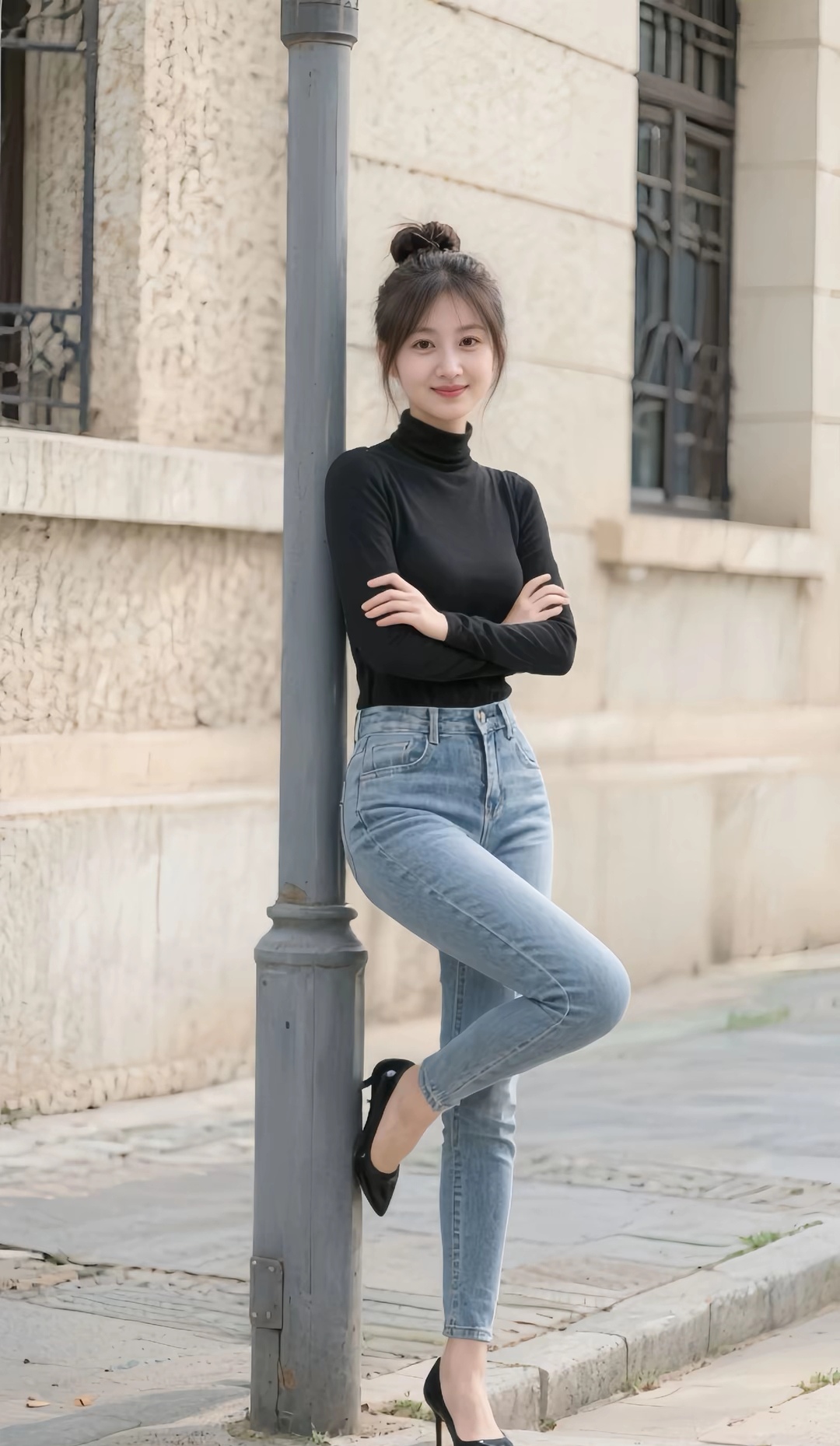 都市女孩的时尚穿搭，黑白配尽显优雅气质！👗👠