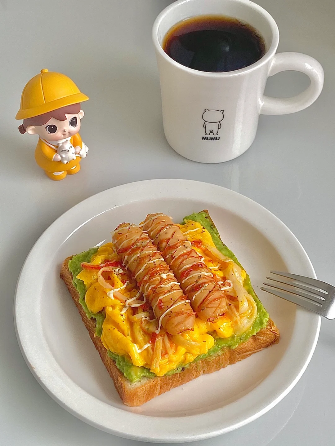 ☀️10.29日工作日早餐｜简单快手开放式三明治