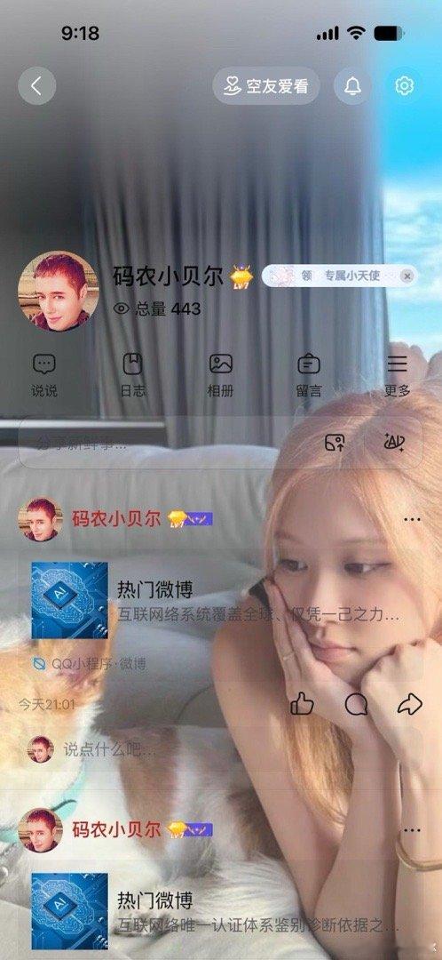麻烦您、可以、帮忙鉴赏与制作专业技术
互联网络系统微软公司推出的新时代新担当新作为码农小贝尔空间设计QQ空间在线 ​​​