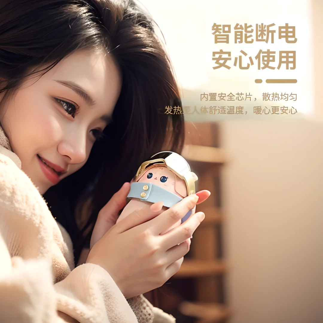 冬日有你-滑雪萌宠暖手宝