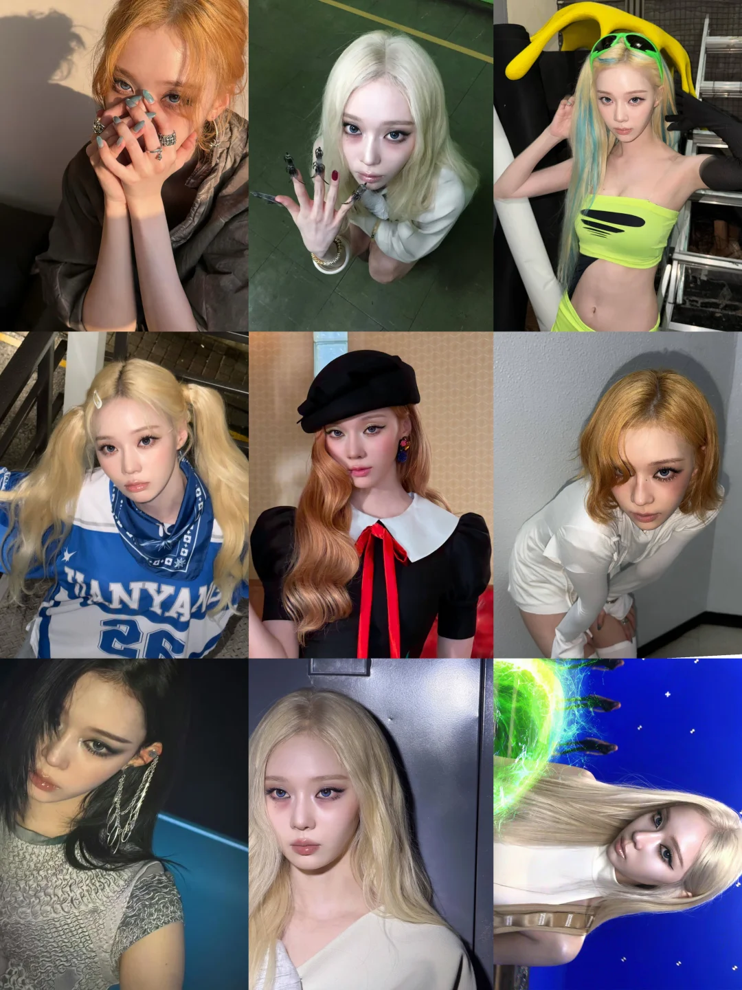 感觉她一个人就能组成一个女团