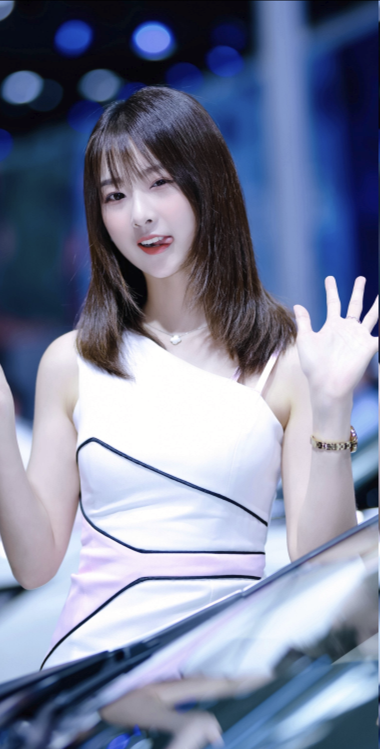 真人车模壁纸：韩国超模高清写真壁纸堪称视觉艺术典范！从邻家白T牛仔裤的...