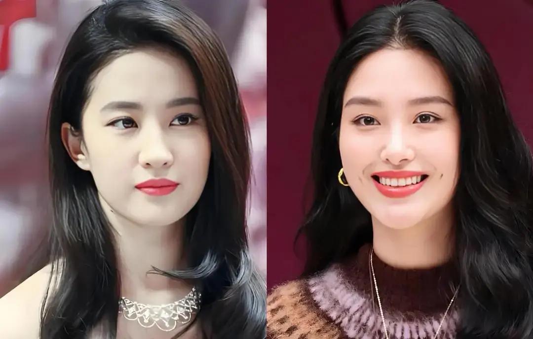 在内娱看女演员看久了，你会发现撞脸真是一门玄学，明明骨相几乎是一个模子刻出来的，气质却能南辕北辙。
比如袁泉和宋轶。
把两人五官单拆出来看，眉弓、眼窝都带着极相似的深邃感。但袁泉往镜头前一站，浑身都是话剧舞台磨出来的清冷与沉静，甚至带着一股拒绝被讨好的疏离。
宋轶却把这种深邃消化成了古装剧里的