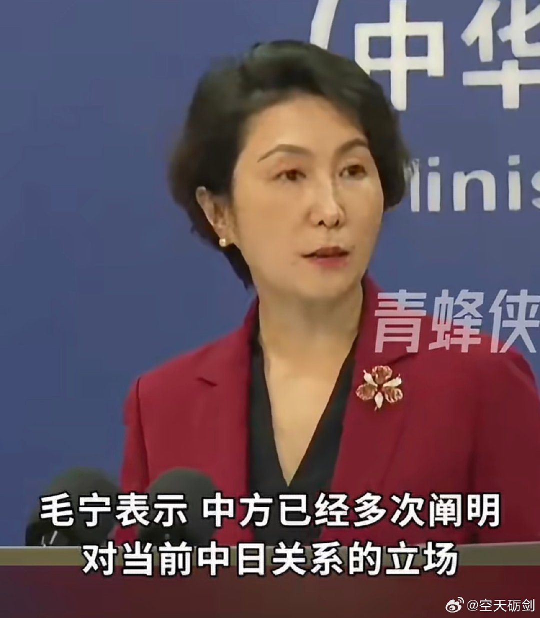 #外交部回应直呼高市早苗名字#
但凡高市早苗干点人事儿，也不至于直呼大名，问题是它一点人事也不干，直呼大名都算不上啥事。 ​