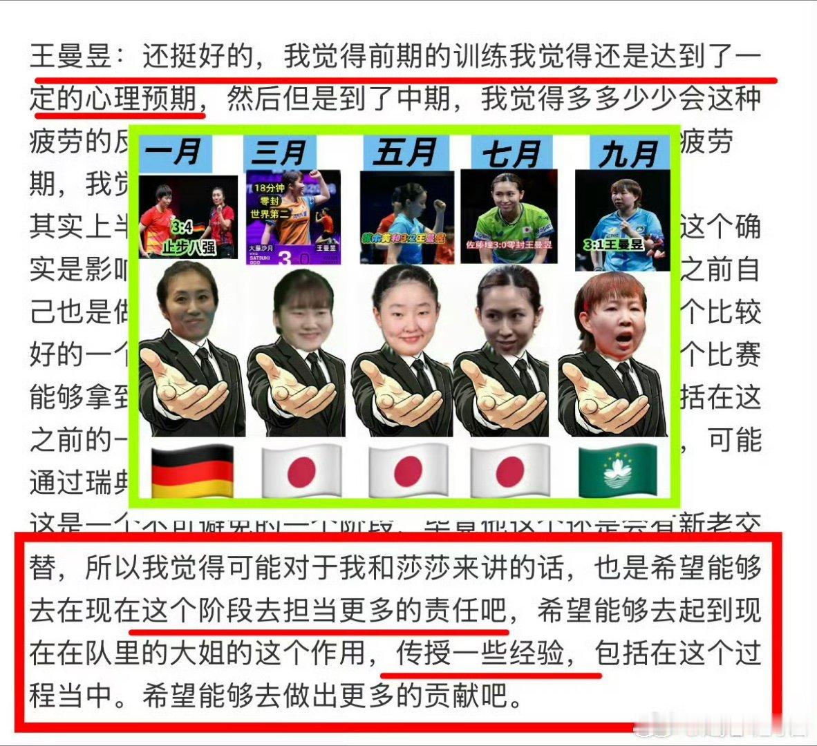 #孙颖莎谈王曼昱输球#做人还是要有感恩的心，昨天刚为你擦完屁股，今天就买莫名其妙的CT，不可取啊，求是你自己打输的，转移啥注意力 ​