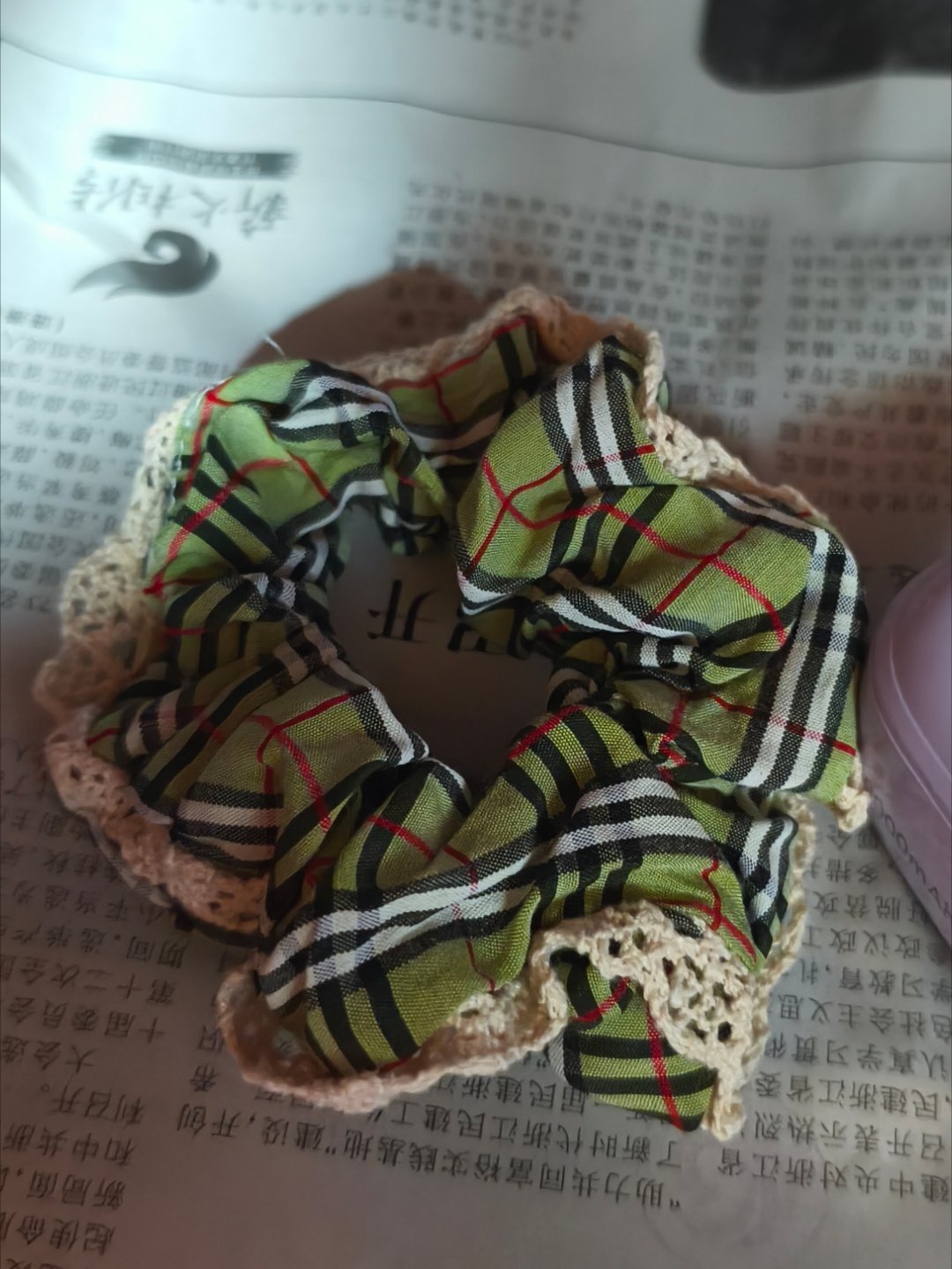 买到一个九九成稀罕物 不清楚是谁小时候穿的的格子衬衫同款花色 ​​​