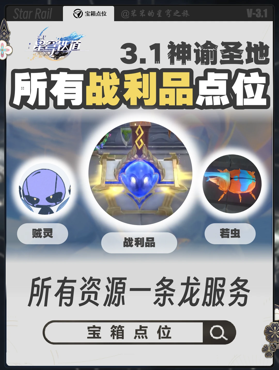 3.1版本新地图宝箱攻略①「神谕圣地」