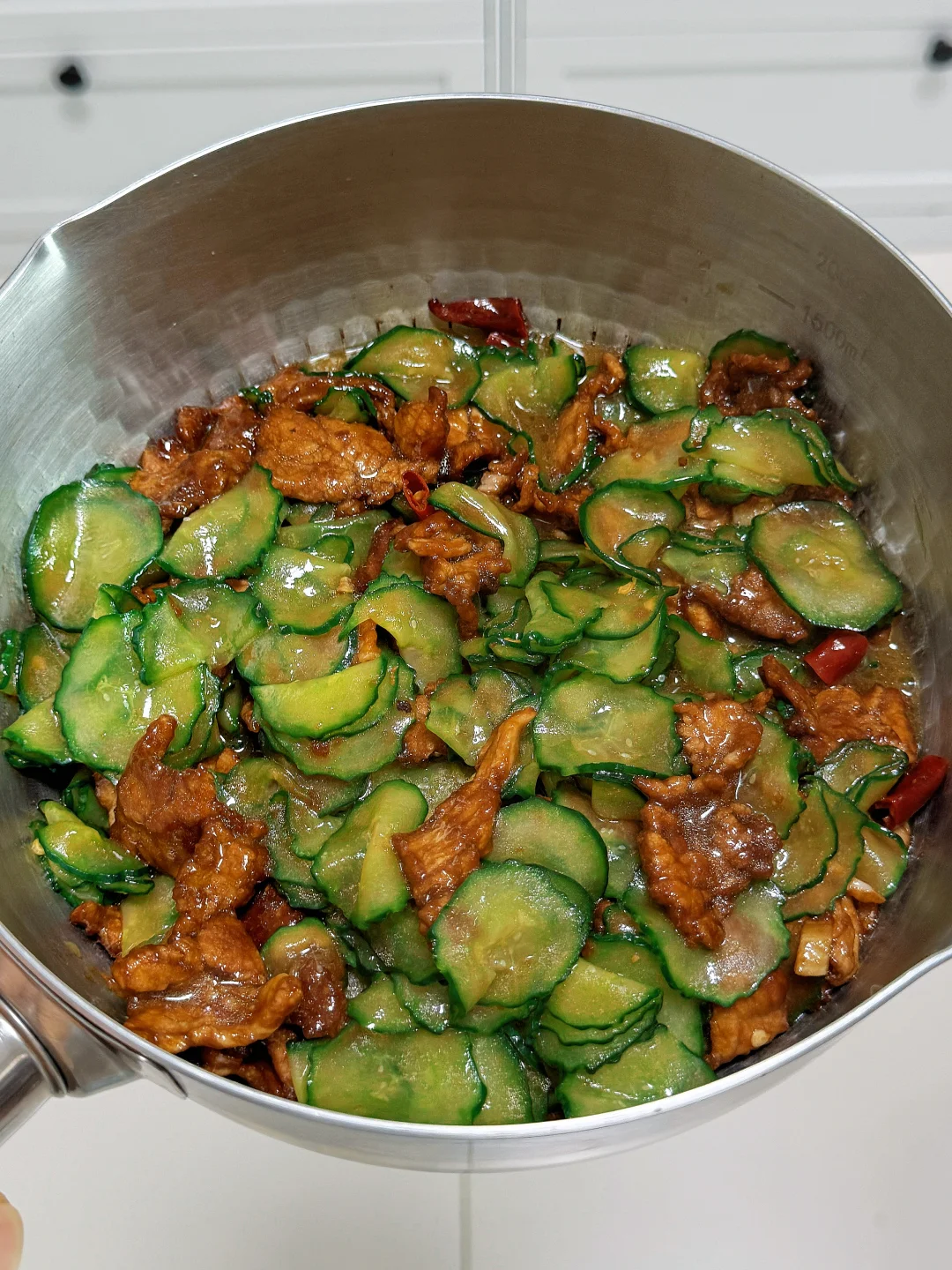 谁懂啊？黄瓜炒肉片吃一次爱一次！🥒🥒🥩🥩