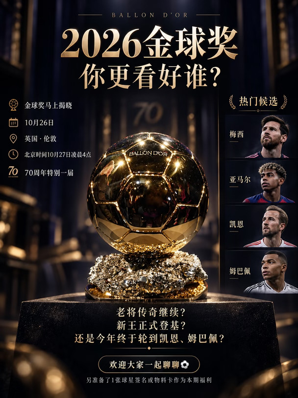 2026金球奖，你更看好谁？🏆