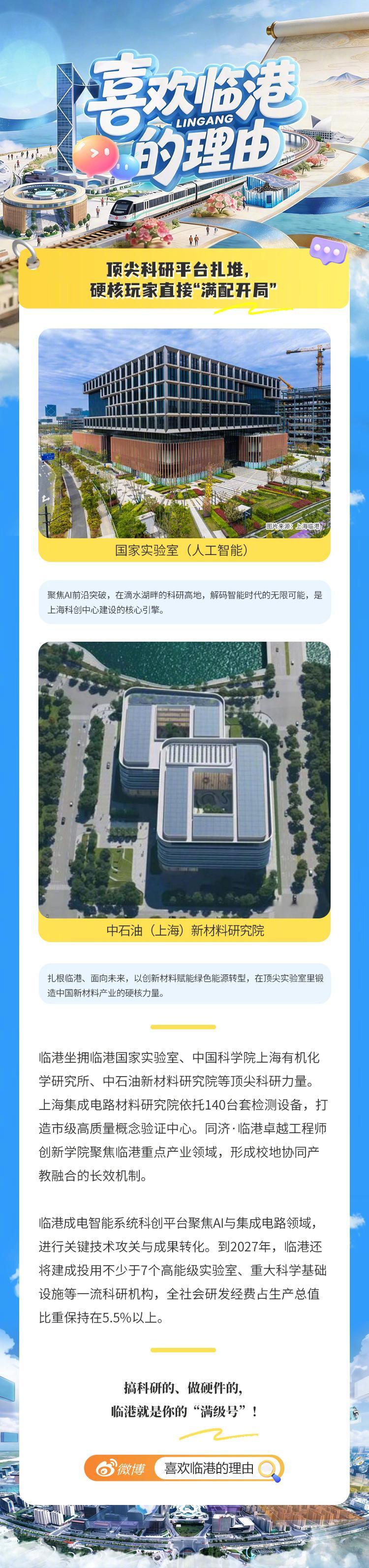 #喜欢临港的理由#
【科创园区“满级装备”，在这灵感来了挡都挡不住】四大科创社区同步启动，AI、芯片、数据、金融赛道随便挑。国家实验室、中科院扎堆，博士硕士创业免租办公，还有青春驿站免费住——带着idea来就行，剩下的交给临港。废弃集装箱堆场都能变身科创高地，这片土地是真能长东西！
转发+ ​